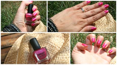 Les manucures de Juin rose bling reserve naturelle