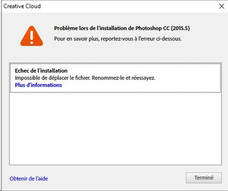 Tuto Comment installer la dernière version de photoshop CC 2015.5 photoshopcc20155-error-2