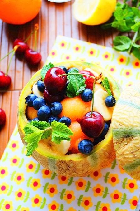 Table de Ftour Ramadan 2016 Salade de fruit dans un melon