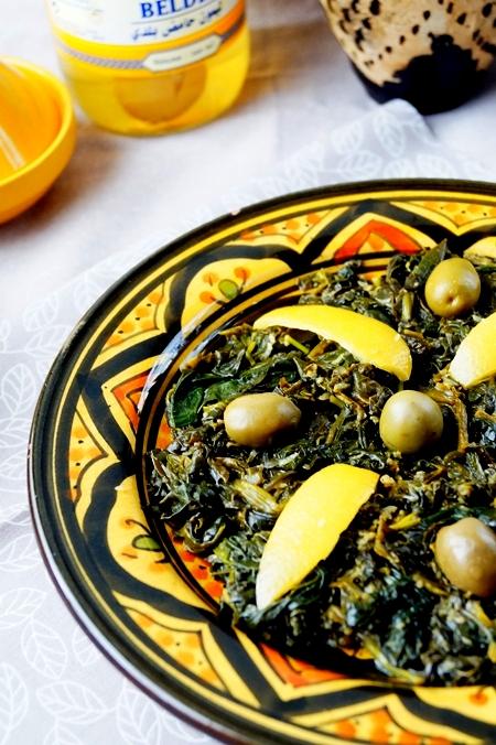 Table de Ftour Ramadan 2016 Bakoula salade d'épinards marocaine