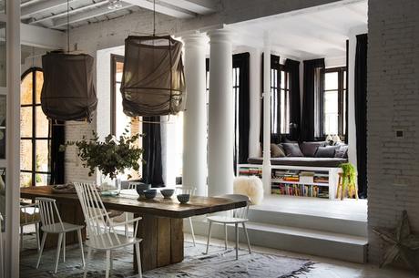 DECO : Loft de rêve à Barcelone barcelona-loft-serrat-tort-1