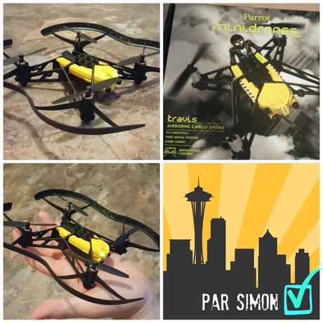 Simon s'est amusé avec un MiniDrone de Parrot Simon s'est amusé avec un MiniDrone de Parrot