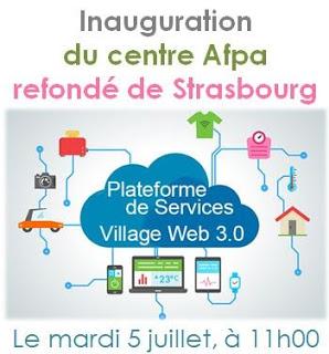 Le centre Afpa de Strasbourg inaugure  son Village Web 3.0 et sa Plateforme de Services