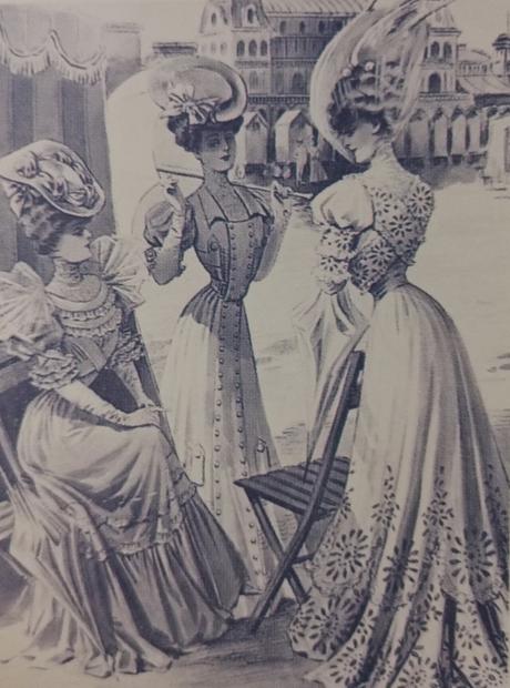 Gravure de mode, Figaro Mode, à la fin du XIXème siècle