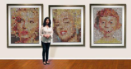 Des portraits appétissants réalisés avec des DONUTS ! Des portraits appétissants réalisés avec des DONUTS !