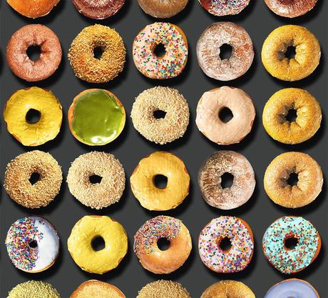 Des portraits appétissants réalisés avec des DONUTS ! Des portraits appétissants réalisés avec des DONUTS !