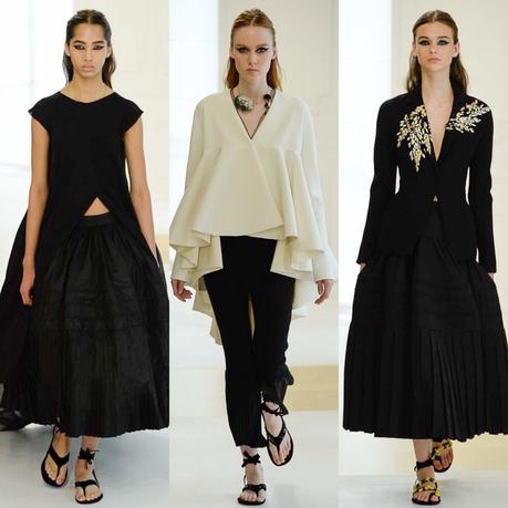 Noir et Blanc au défilé Haute Couture Dior...