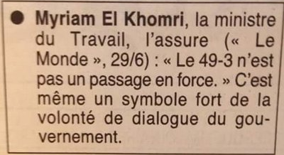 message du gouverne-ment à ceux qui chignent dans leur chaumière #49al3 #LoiTravail Capture