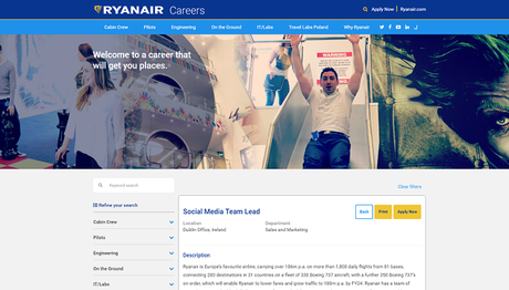Le Fail de Ryanair sur les réseaux sociaux