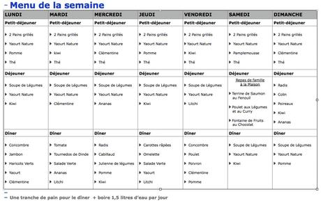 3EME SEMAINE WW  Le suivi de mon régime Dukan