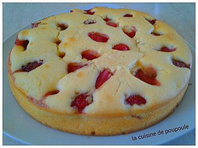 Gâteau aux fraises au thermomix ou sans Gâteau aux fraises au thermomix ou sans