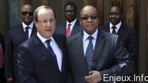 Le président sud-africain Jacob Zuma en visite officielle en France Le président sud-africain Jacob Zuma en visite officielle en France