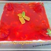 Mise à l'honneur 33 Bavarois fraise spéculoos au thermomix ou sans - La cuisine de poupoule