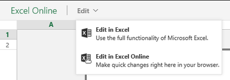 Excel Online et Power BI