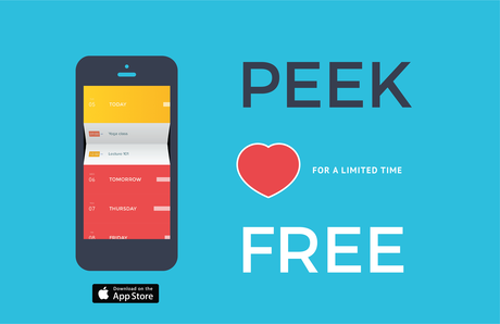 Peek Calendar - Simple et Minimaliste est temporairement gratuit sur votre iPhone