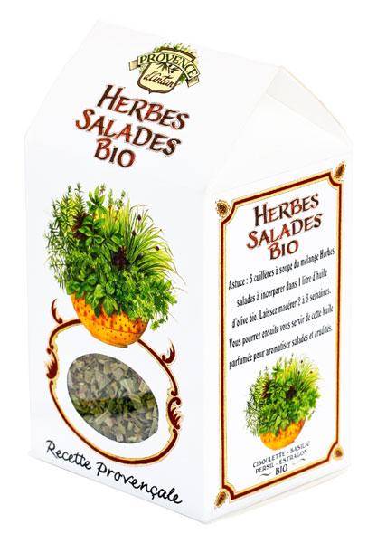 Des salades sans faire de salades : mélange pour salade bio recharge 40 gr – Provence d’Antan Mélange pour Salade bio Recharge 40g - Provence d'Antan