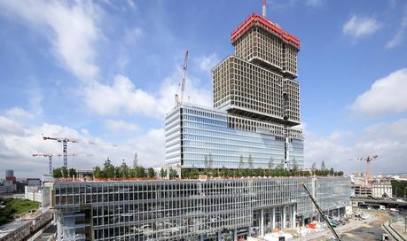 Le Futur Palais de Justice de Paris atteint son sommet !