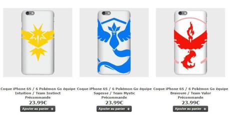Pokémon GO débarque sur Mobile Fun ! Coques équipes Pokémon GO iPhone 6 mobilefun