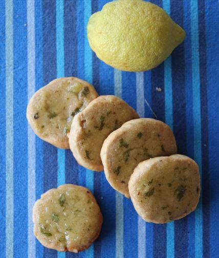 Biscuits citron basilic Biscuits citron basilic