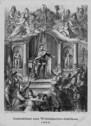 Louis II de Bavière et la célébration des fêtes jubilaires de 1880 organisées en l´honneur de la dynastie Wittelsbach