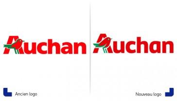 Peau neuve pour le logo d’Auchan Logo d'Auchan - creads