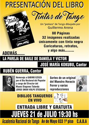 Présentation de Tintas de Tango au Museo Mundial del Tango Horacio Ferrer [Disques & Livres]