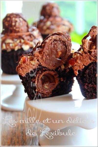 ~Cupcakes aux Ferrero Rocher & au Nutella~