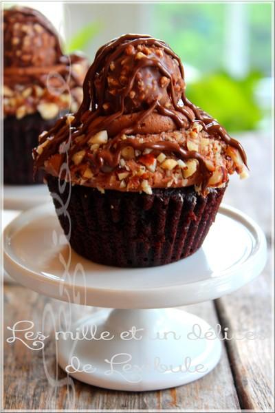 ~Cupcakes aux Ferrero Rocher & au Nutella~