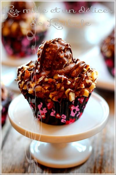 ~Cupcakes aux Ferrero Rocher & au Nutella~