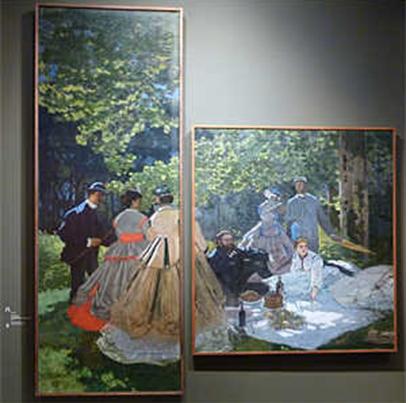 Claude Monet, Fragment du Déjeuner sur l’herbe, 1865 Paris 