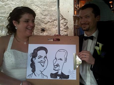 Mariage pluvieux, croqués heureux. 20160723_190441