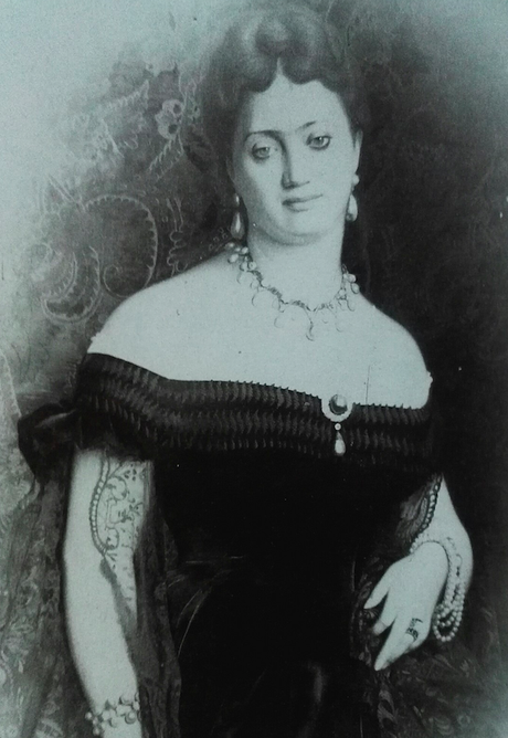La photographie retrouvée dans les archives de la famille von Donnersmarck, qui a permis d'identifier La Païva