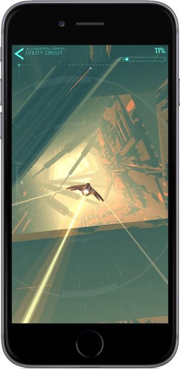 Hyperburner un jeu de course iOS intergalactique magnifique Hyperburner un jeu de course iOS intergalactique magnifique