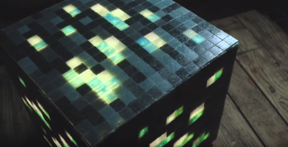 Une lampe inspirée de la saga Minecraft ! Une lampe inspirée de la saga Minecraft !