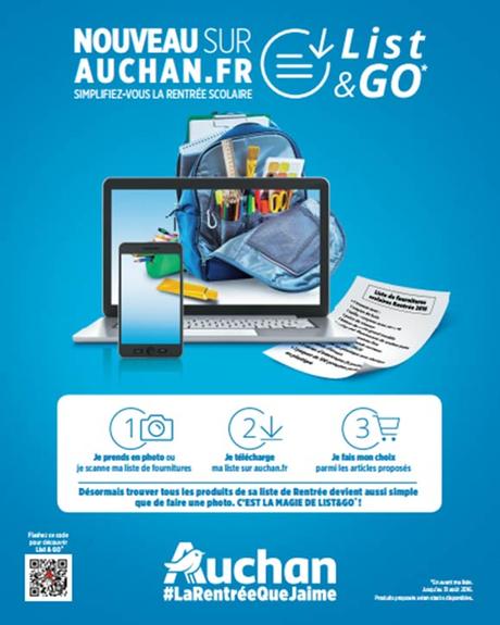 List&Go by Auchan facilite la rentrée des parents !