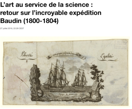 Des expositions en France et en Australie sur sur l’incroyable expédition Baudin (1800-1804) 