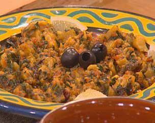 Salade Zaalouk, Cuisine Marocaine, Entrées
