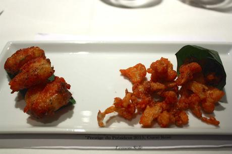 Crevettes au poivre & chou fleur frit.J © Gourmets&Co PG - copie