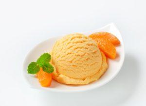 Apricot ice cream