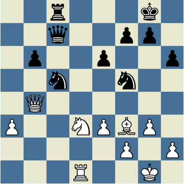 La première imprécision de Karpov 26...h6 - Photo © Chess & Strategy