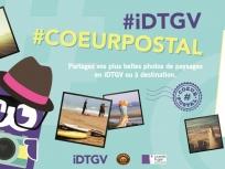 IDTGV participe à l'opération #coeurpostal coeurpostal