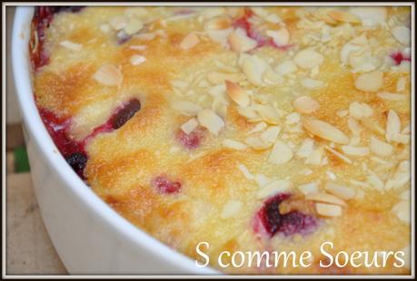 Gratin de fruits à la frangipane