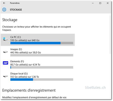 Windows 10 - Comment gagner de l'espace disque