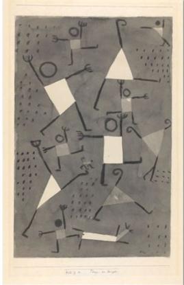 Klee, Danses sous l'empire de la peur,1938