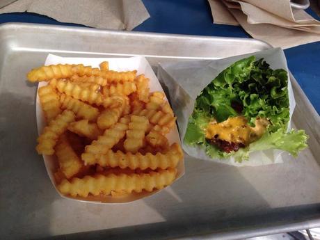 Shake Shack a une option sans gluten car sans pain :(