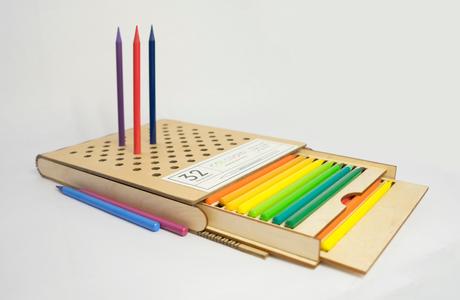 Packaging : Coloroid boite à crayons par Jialu Li