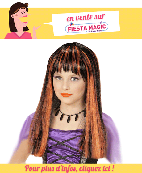 Perruque sorcière fille Perruque sorcière fille
