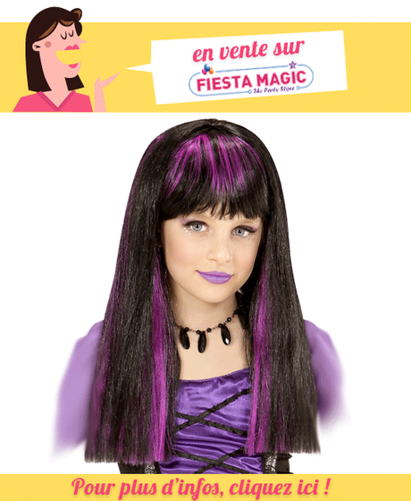 Perruque sorcière fille Perruque sorcière fille