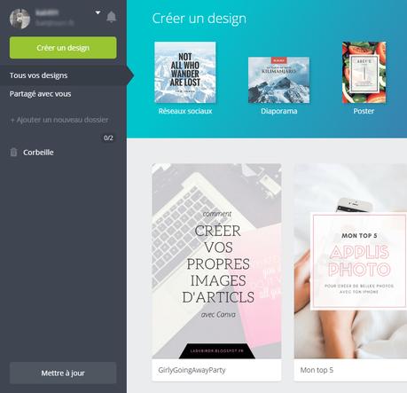 Créer des images pour vos articles avec Canva