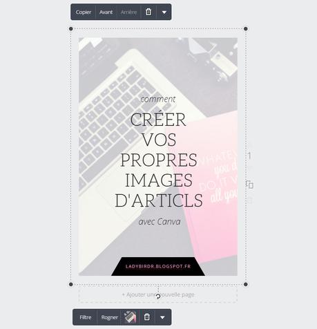 Créer des images pour vos articles avec Canva
